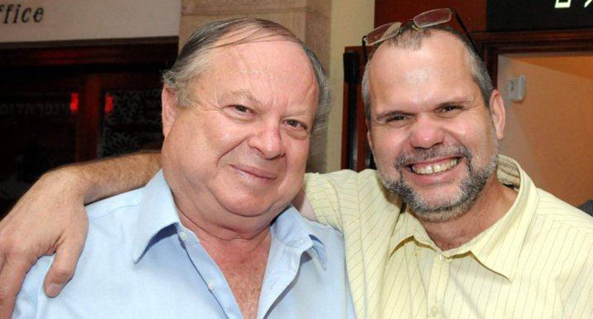 ניצפו צמד מנמ"רי המגזר הפיננסי: משמאל איציק מלאך, מנמ"ר המנמ"רים, סמנכ"ל בכיר בלאומי, מנהל התיקשוב והנכסים ולצידו רונן זרצקי. שניהם בוגרי ממר"ם, מלאך, אל"מ (מיל') היה מפקד ממר"ם וזרצקי, גם אל"מ (מיל') היה מפקד ממכ"א