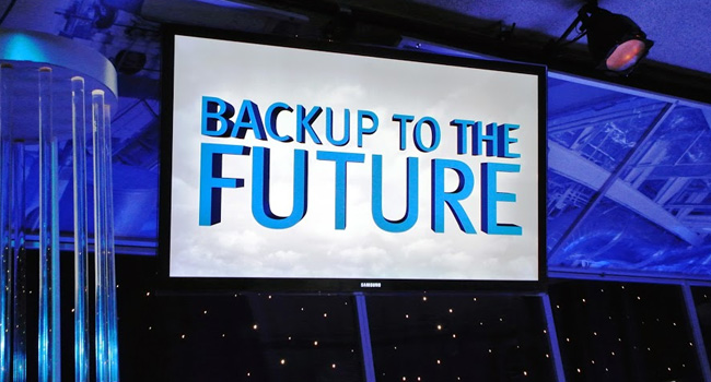  שם האירוע – משחק מילים על סדרת הסרטים המפורסמת "בחזרה לעתיד": Back(up) to the Future