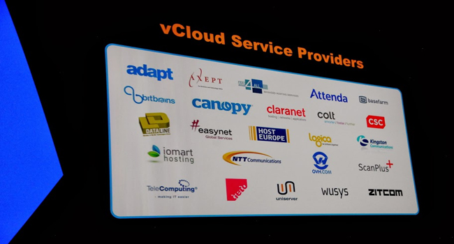 ספקי ענן ציבורי בארה"ב שכבר המציעים את שירותיהם עם פלטפורמת vCloud של VMware 