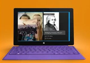 היו שלום, Surface 2, צילום: מתוך פרסומת למכשיר