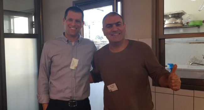 אמיר גולן, מנכ"ל משותף בקוד אואזיס; ואילן סגלמן, מנהל מכירות באינטנטיה