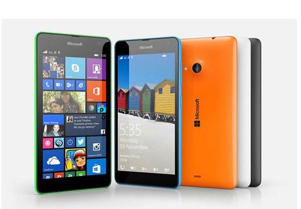 שחר של סמארטפון חדש. Lumia-535 של מיקרוסופט