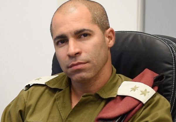 סא"ל סער חרזי, ראש ענף תקשוב בקריית ההדרכה. צילום: דובר צה"ל