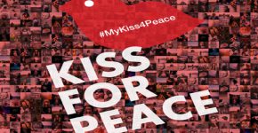 חתום בנשיקה - למען השלום. לוגו קמפיין הרשת MyKiss4Peace#