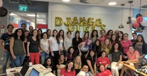 משתתפות סדנת Django Girls. יח"צ