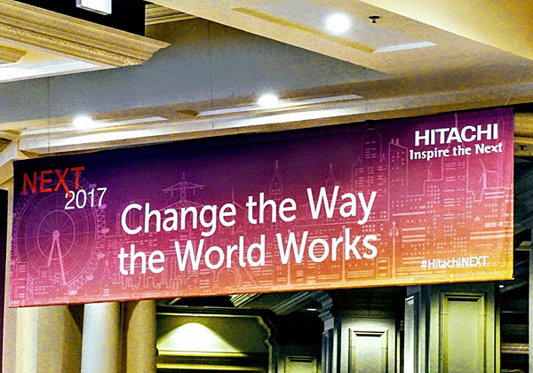 Next 2017, הכנס הראשון של Hitachi Vantara. השנה הוא מתקיים בלאס וגאס ובשנה הבאה - בסן דייגו