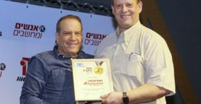 נתי אברהמי, מנכ"ל טלדור, ופלי הנמר, מייסד ומנכ"ל משותף אנשים ומחשבים. צילום: ניב קנטור