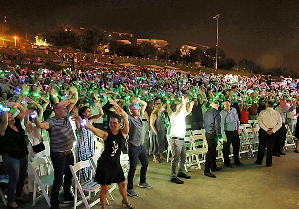 משתתפים באירוע הלקוחות והשותפים השנתי של מלם תים. צילום: ניב קנטור