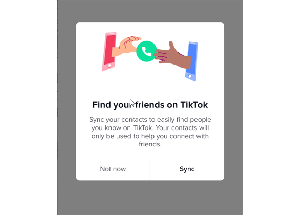 הפיצ'ר Find Friends בטיקטוק