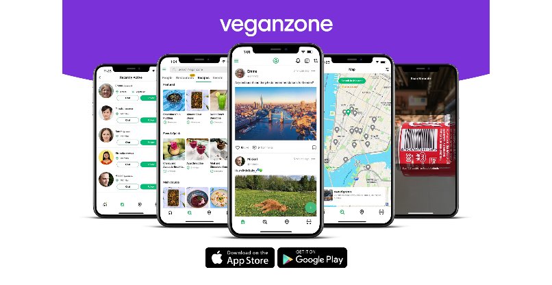 קהילה טבעונית עולמית מלבלבת. VEGANZONE