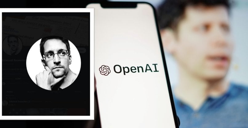 אדוארד סנואודן נכנס בהם והזהיר מפניהם. OpenAI וסם אלטמן, מנכ"לה.