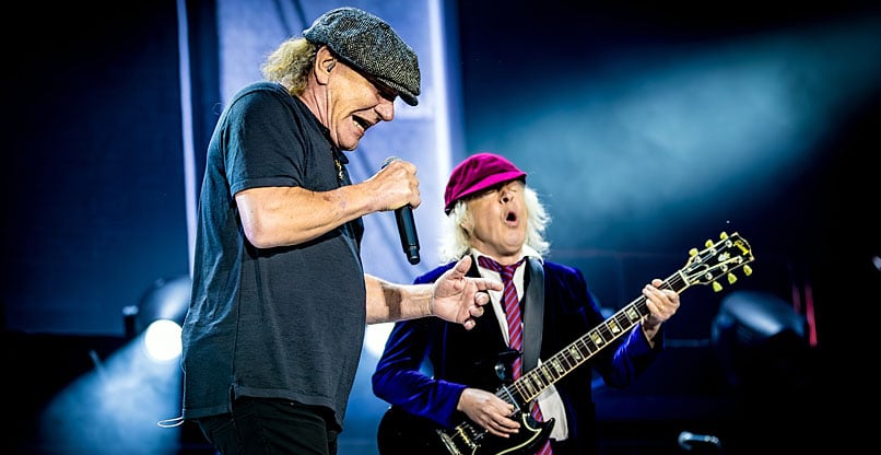 AC/DC בהופעה באמסטרדם בחודש יוני האחרון.